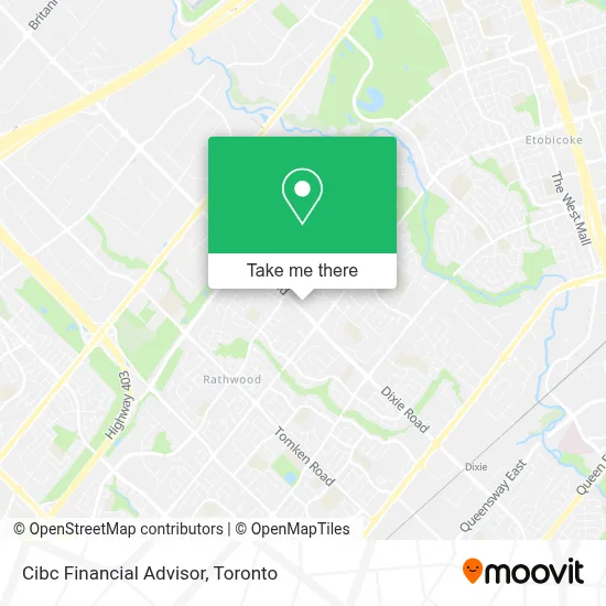 Cibc Financial Advisor map