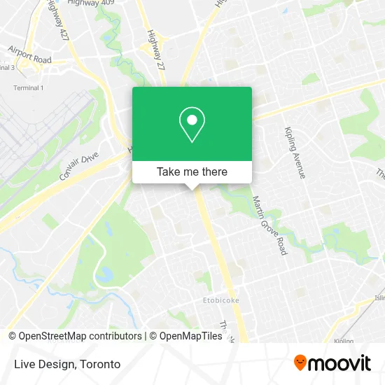 Live Design map