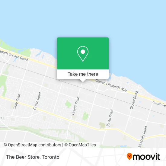 The Beer Store map