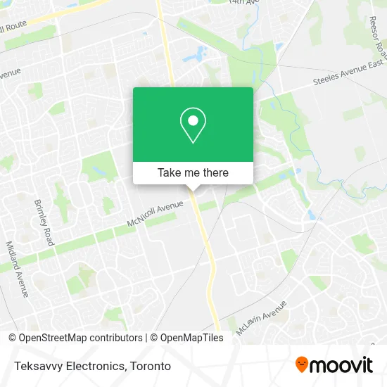 Teksavvy Electronics map