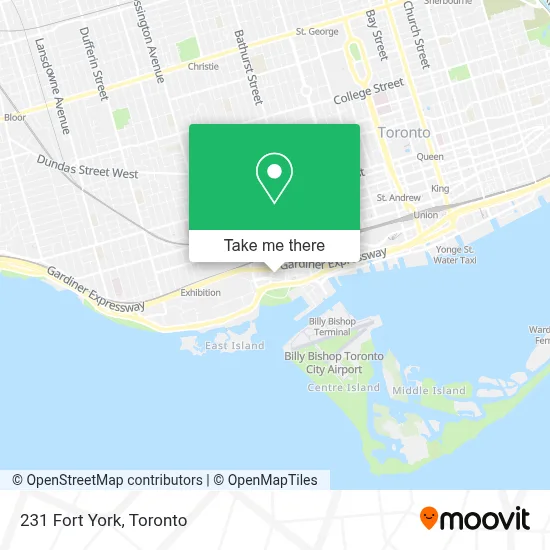 231 Fort York map