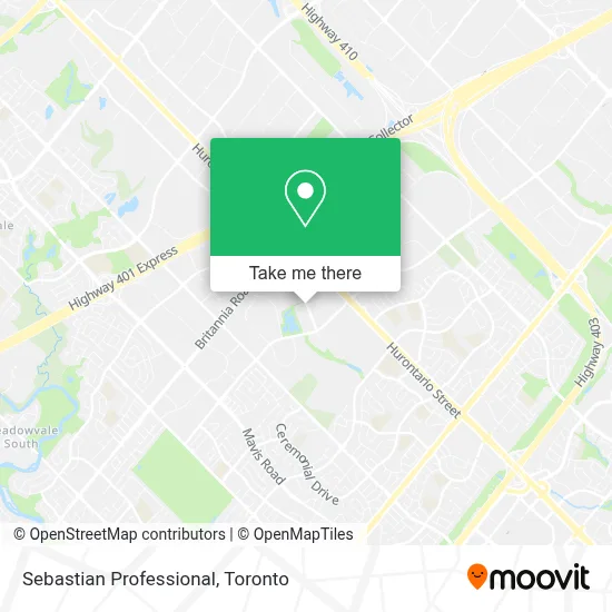 Sebastian Professional map