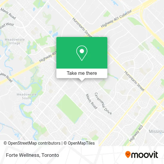 Forte Wellness map