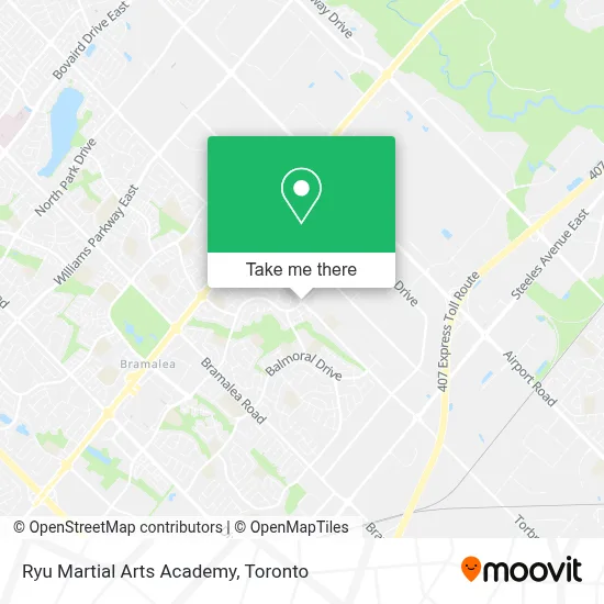 Ryu Martial Arts Academy map