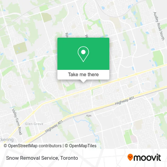 Snow Removal Service map