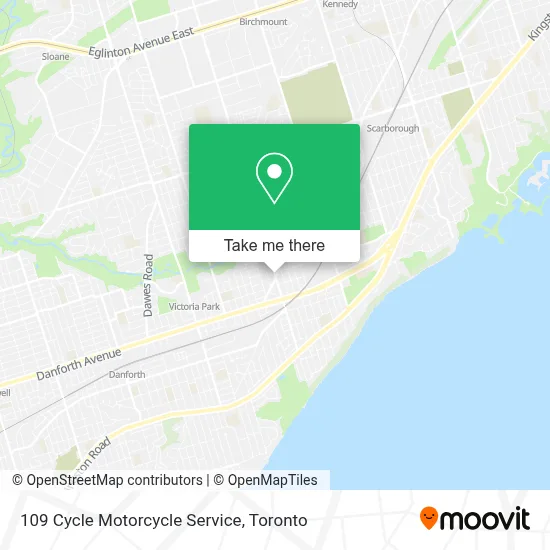 109 Cycle Motorcycle Service map