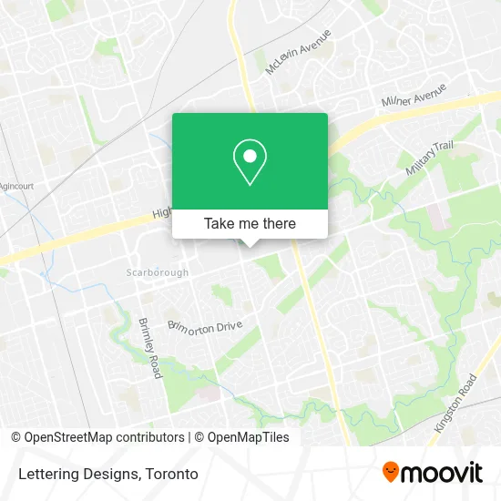 Lettering Designs map