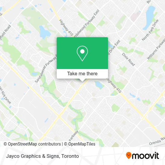 Jayco Graphics & Signs map