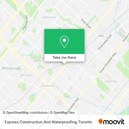 Express Construction And Waterproofing map