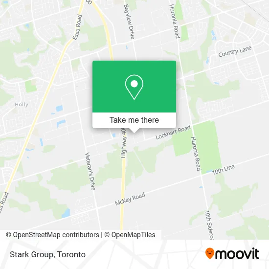 Stark Group map