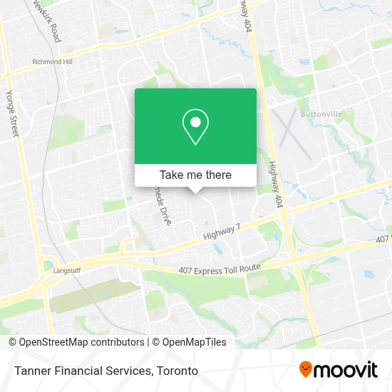 Tanner Financial Services map