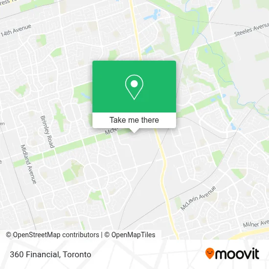 360 Financial map