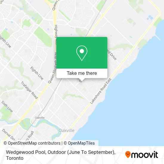 Wedgewood Pool, Outdoor (June To September) map