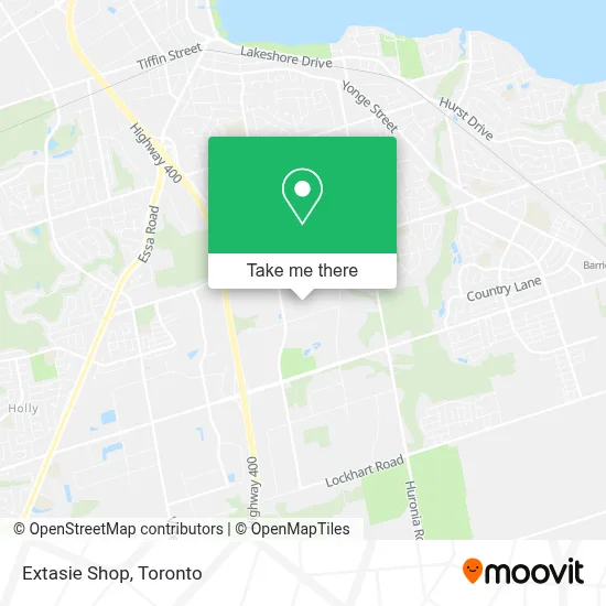 Extasie Shop map
