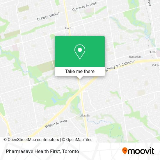 Pharmasave Health First map