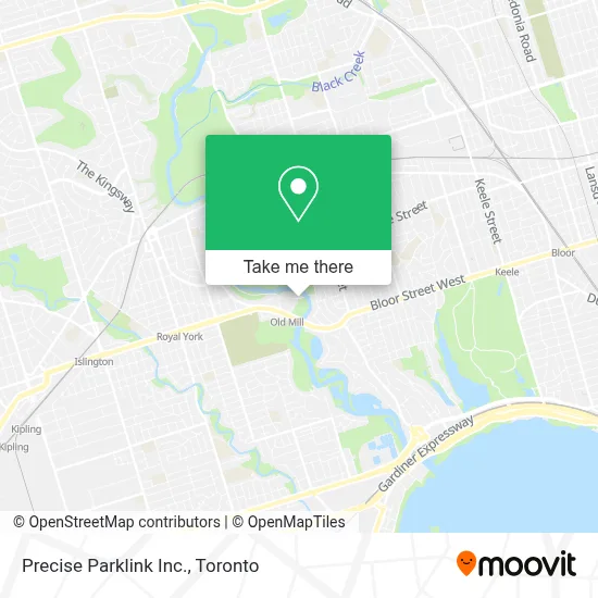 Precise Parklink Inc. map