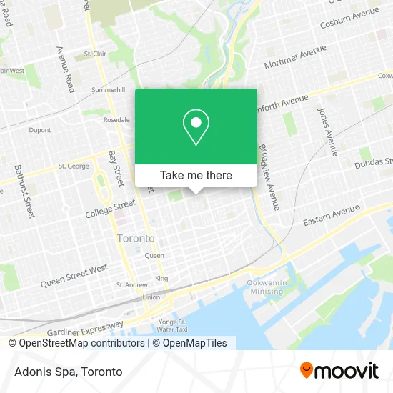 Adonis Spa map