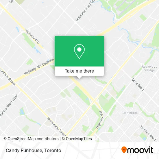 Candy Funhouse map