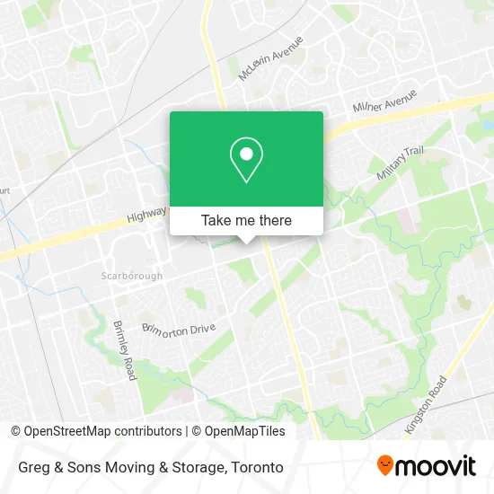 Greg & Sons Moving & Storage map