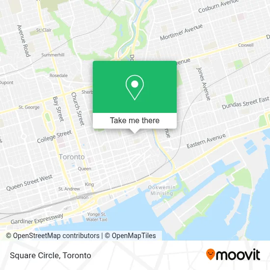 Square Circle map
