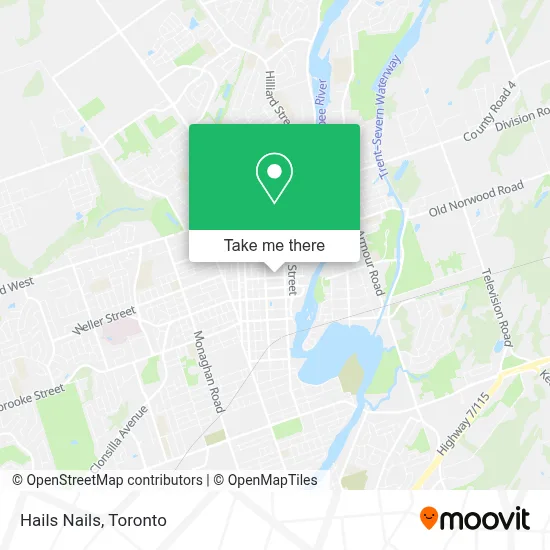 Hails Nails map