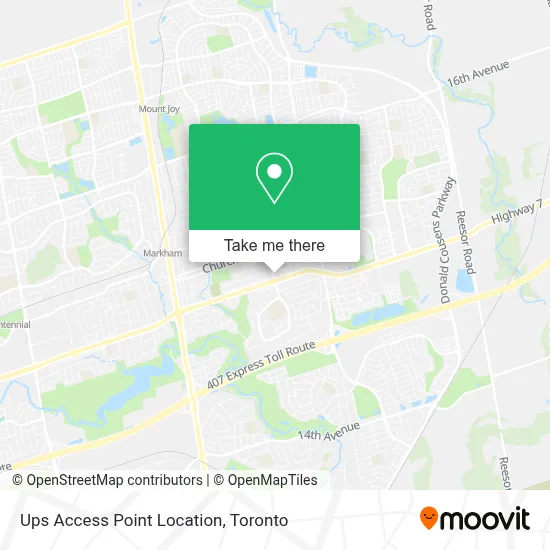 Ups Access Point Location plan