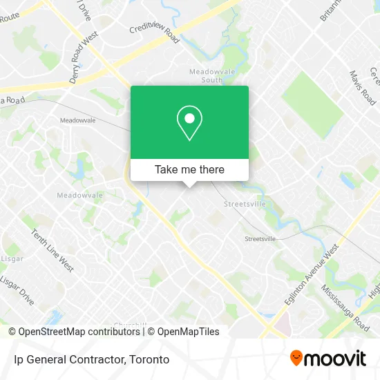 Ip General Contractor map
