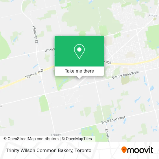 Trinity Wilson Common Bakery map