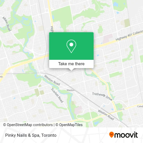 Pinky Nails & Spa map