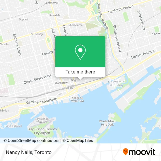 Nancy Nails map