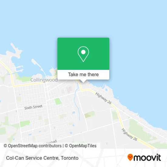 Col-Can Service Centre map