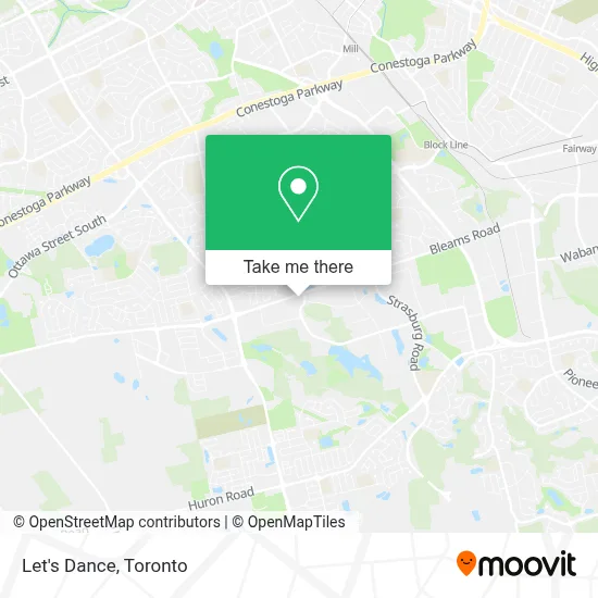 Let's Dance map