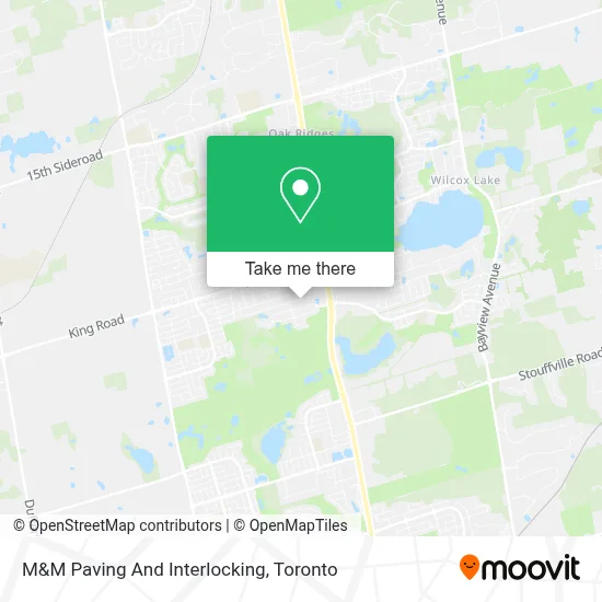 M&M Paving And Interlocking map