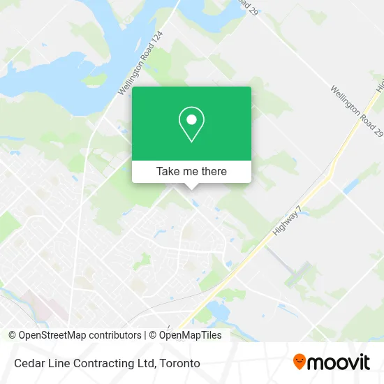 Cedar Line Contracting Ltd map