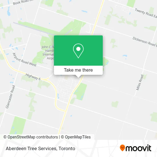 Aberdeen Tree Services map