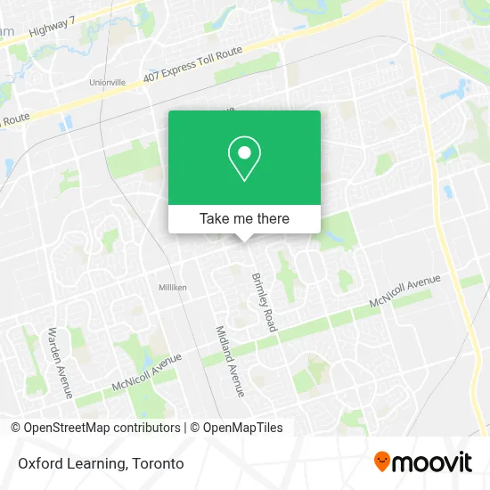 Oxford Learning map