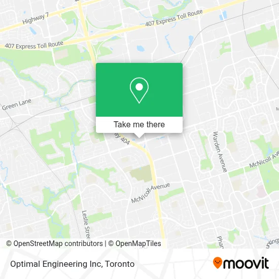 Optimal Engineering Inc map