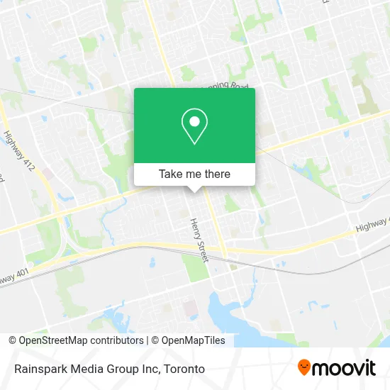 Rainspark Media Group Inc map