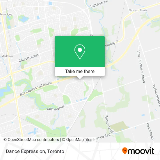 Dance Expression map