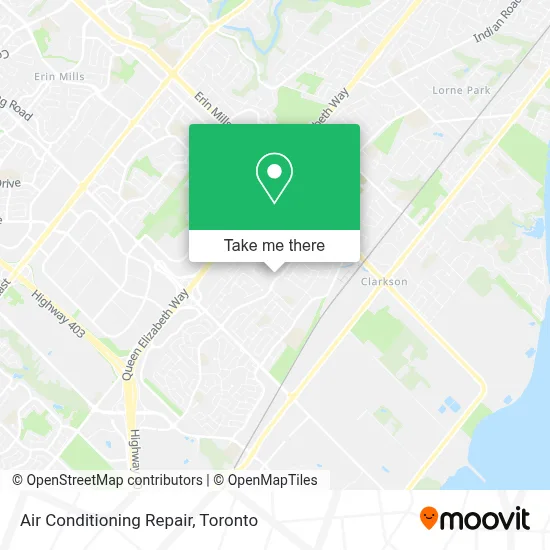 Air Conditioning Repair map