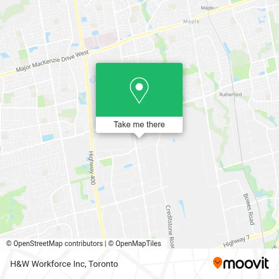 H&W Workforce Inc map