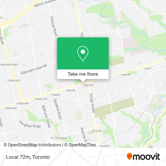 Local 72m map