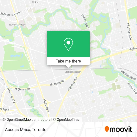 Access Maxx map