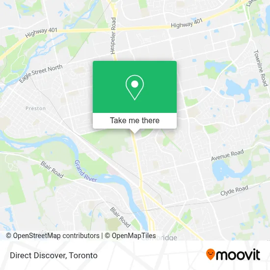 Direct Discover map