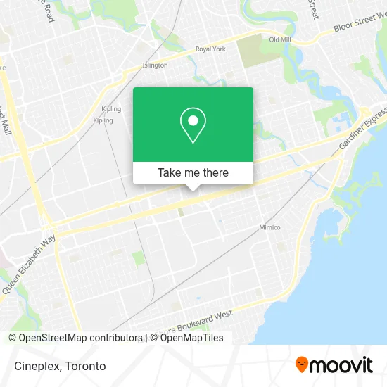 Cineplex map