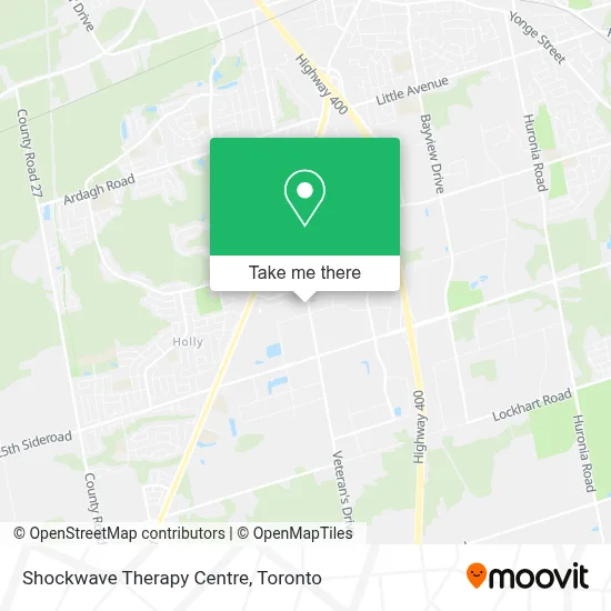 Shockwave Therapy Centre map