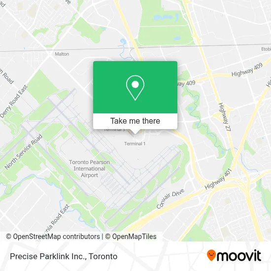 Precise Parklink Inc. map