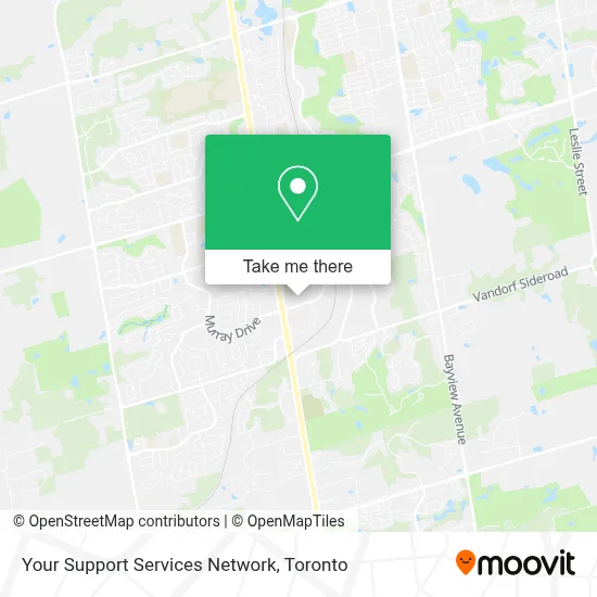 Your Support Services Network map