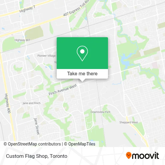 Custom Flag Shop map