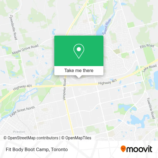 Fit Body Boot Camp map